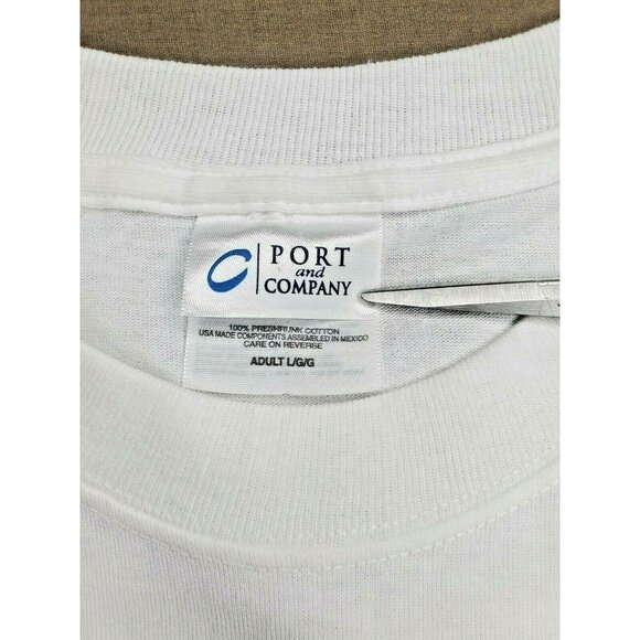 Olympic Torch Relay Port And Company Adult Large White Cotton T Shirt - Picture 7 of 9